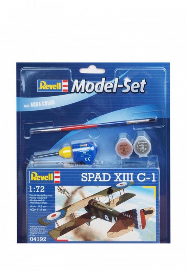 

Конструктор Revell, Самолет (1917г., Франция) Spad VIII C-1; 1:72, Разноцветный