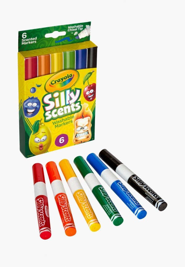

Набор для творчества Crayola, Разноцветный, 6 ароматизированных смываемых фломастеров