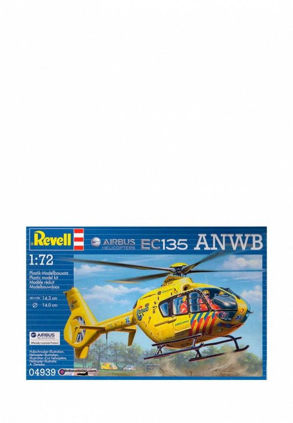 

Конструктор Revell, Разноцветный, Вертолет EC135 Nederlandse Trauma Helicopter 1:72