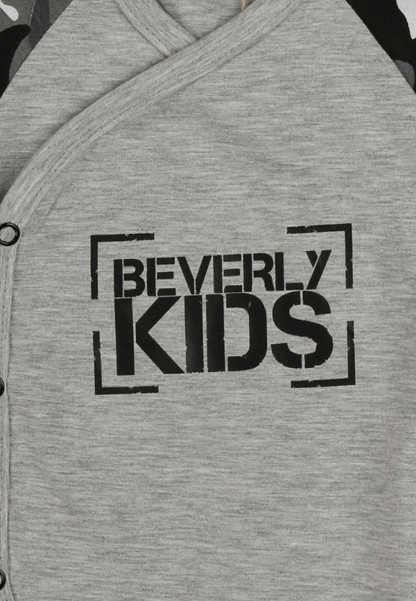 Боди для новорожденного Beverly Kids цвет серый  Фото 3