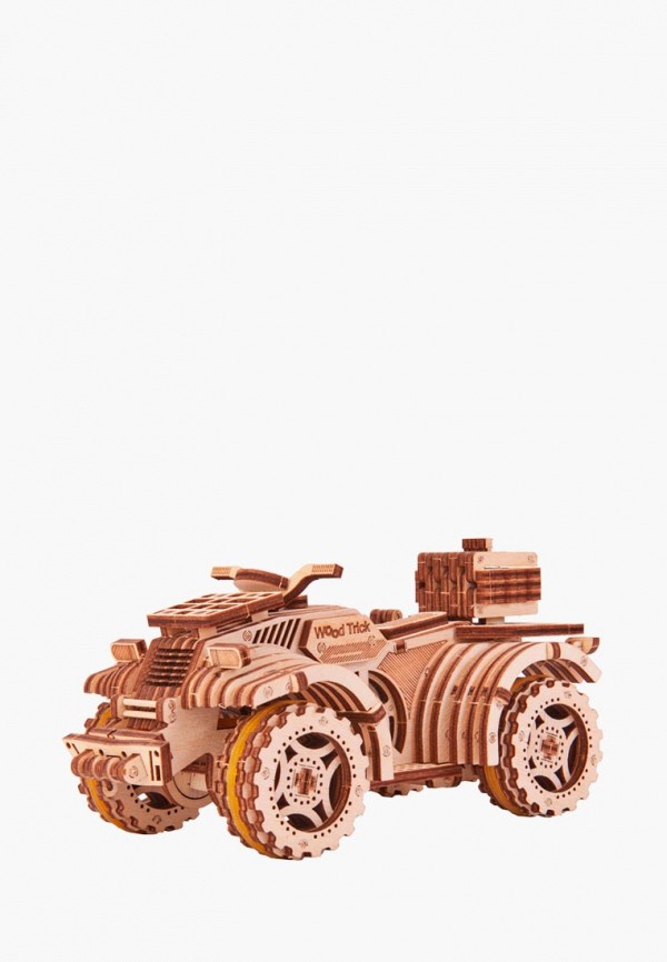 

Конструктор Wood Trick, Коричневый, Квадроцикл