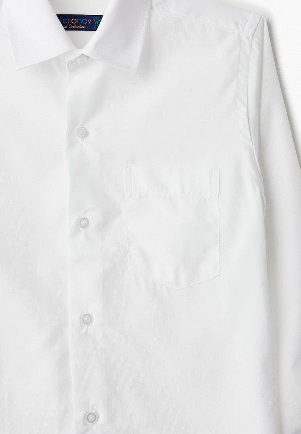 Рубашка для мальчика Katasonov цвет белый  Фото 3