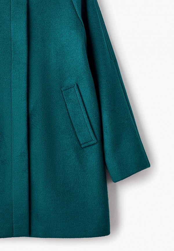 Пальто для девочки Smith's brand цвет зеленый  Фото 3