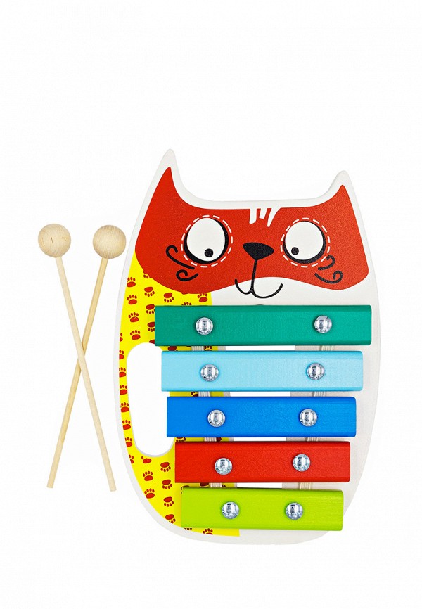 

Игрушка Alatoys, Разноцветный, Ксилофон "Кот"
