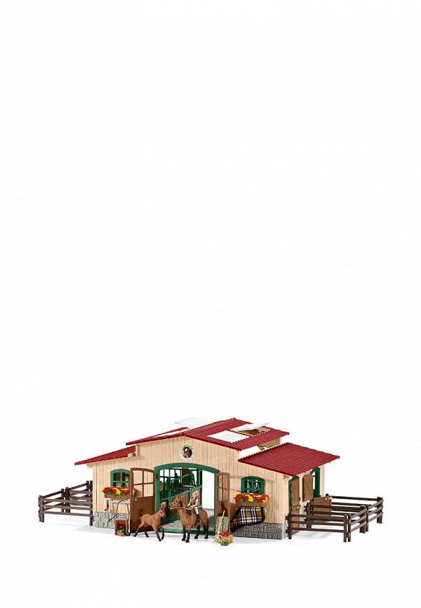 

Набор игровой Schleich, Разноцветный, Конюшня с лошадьми и аксессуарами