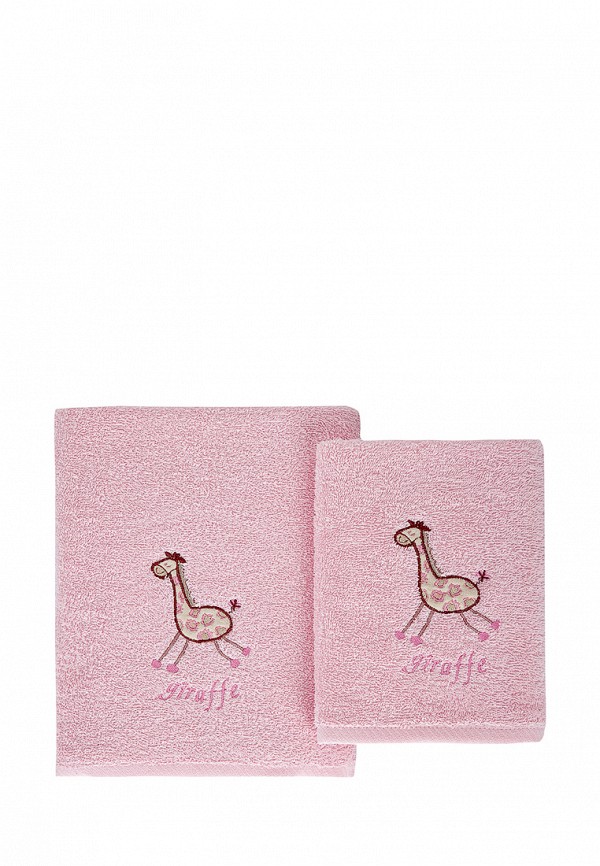 

Набор полотенец Karna, BAMBINO-GIRAFFE, Розовый