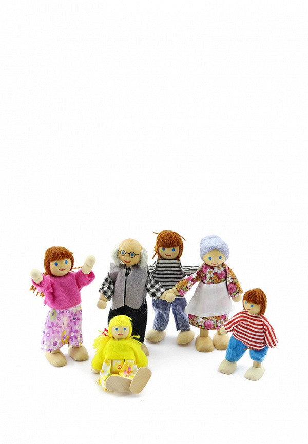 

Набор игровой Игрушки из дерева, Разноцветный