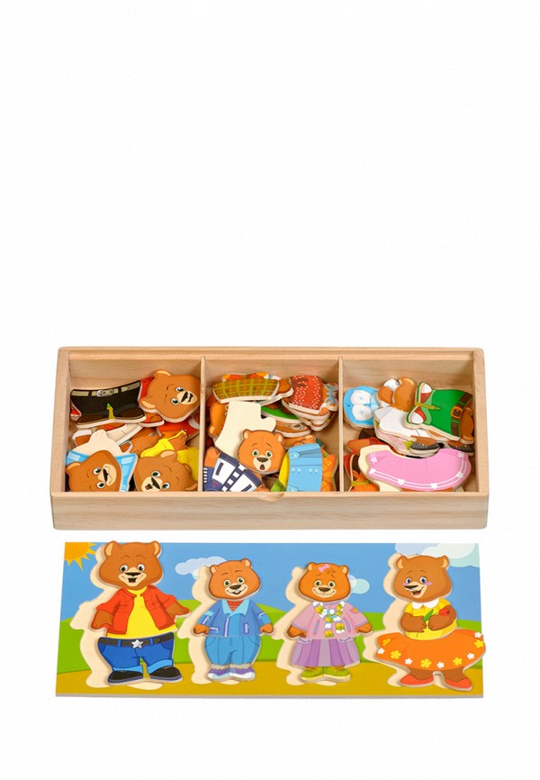 

Набор игровой Игрушки из дерева, Разноцветный