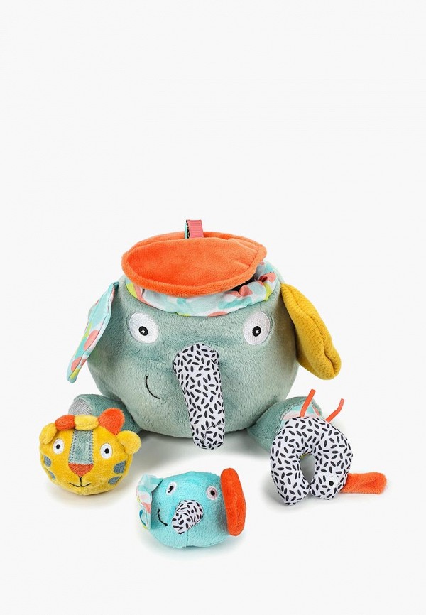 

Игрушка мягкая Ebulobo, Разноцветный, "Слонёнок Зигги и его друзья"