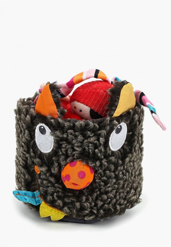 

Игрушка мягкая Ebulobo, Серый, Волчонок в шляпе