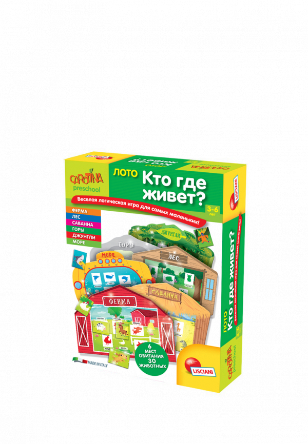 

Игра настольная Lisciani, Разноцветный