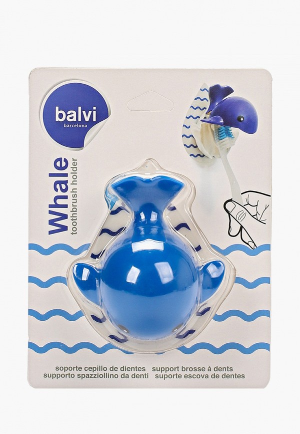 

Держатель для зубной щетки Balvi, Синий, Whale