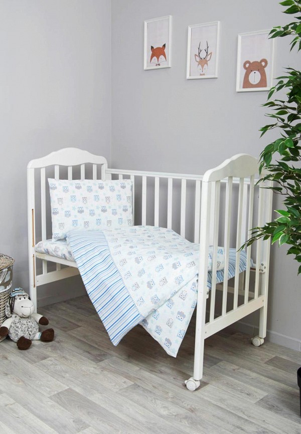 

Постельное белье детское Сонный Гномик, Белый, Софушки