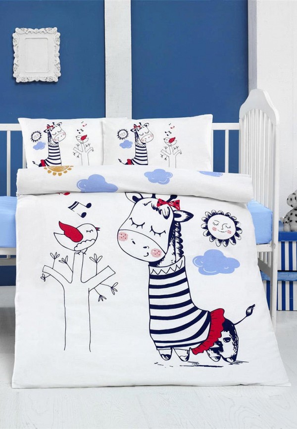 

Постельное белье детское Arya home collection, Белый, Melodi