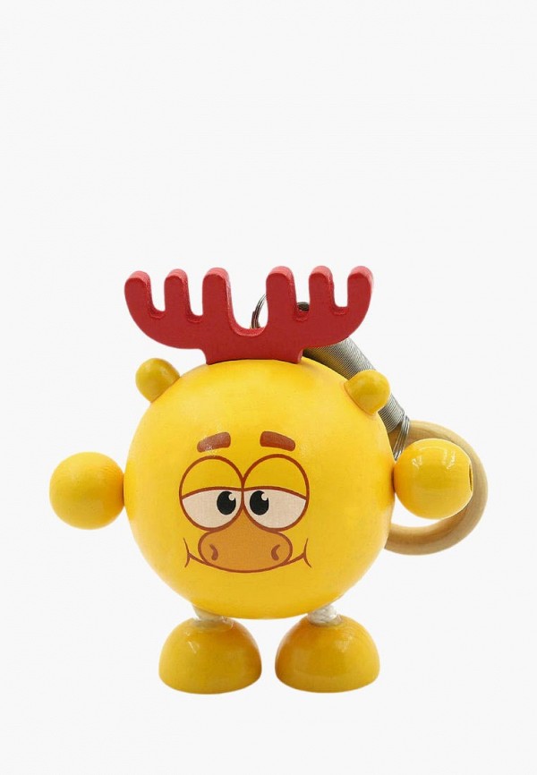 

Игрушка Игрушки из дерева, Желтый, Дергунчик "Лосяш"