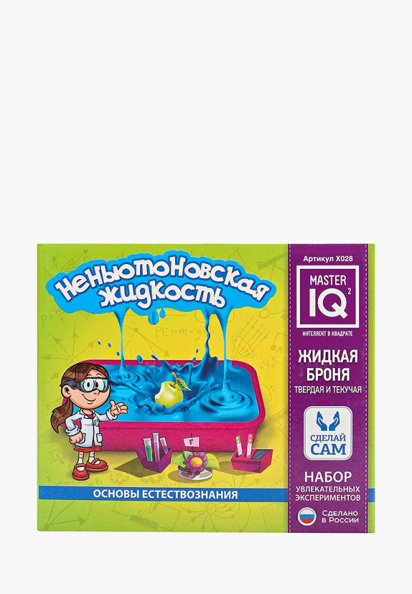 

Набор для опытов Master IQ, Неньютоновская жидкость, Разноцветный
