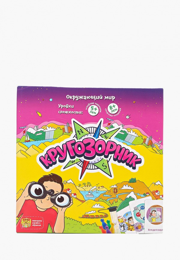 

Игра настольная Банда умников, Разноцветный, Кругозорник