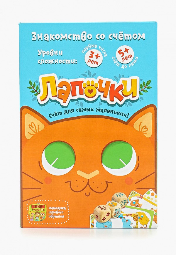 

Игра настольная Банда умников, Голубой, Лапочки