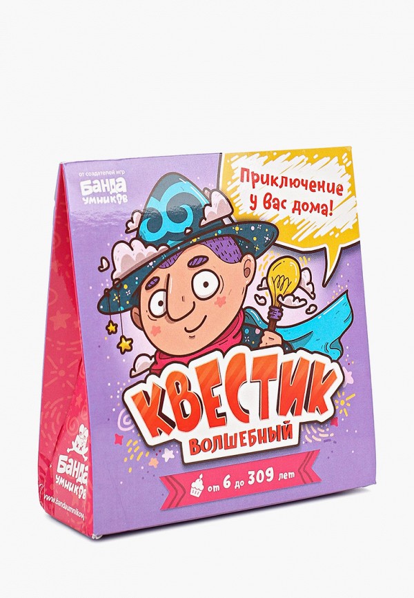 

Игра настольная Банда умников, Фиолетовый, Квестик волшебный