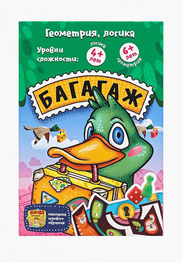 

Игра настольная Банда умников, Зеленый, Багагаж