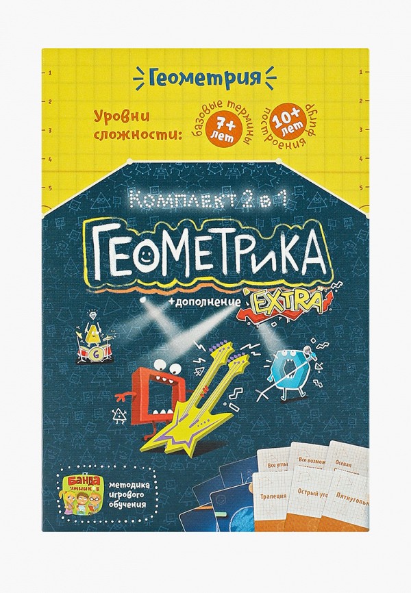 

Игра настольная Банда умников, Черный, Геокомплект 2 в 1