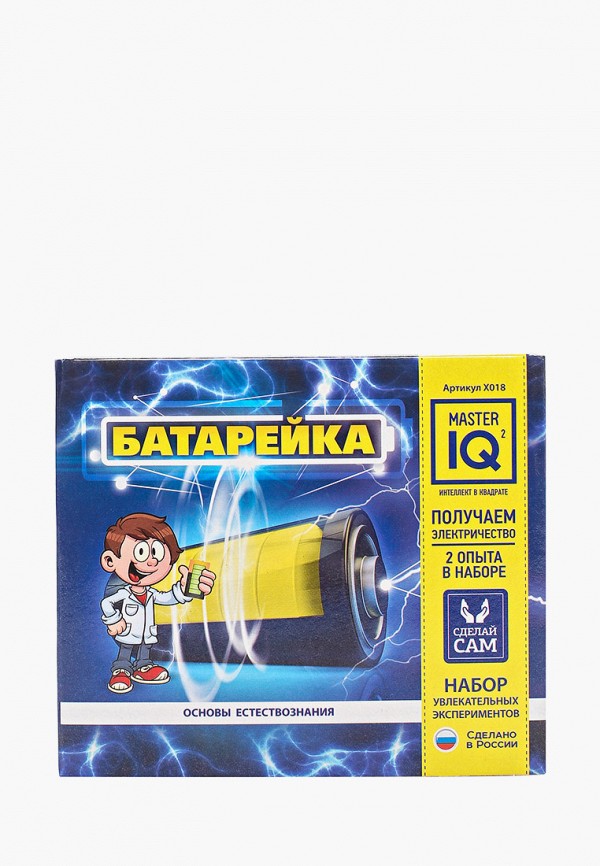 

Набор для опытов Master IQ, Синий, Батарейка