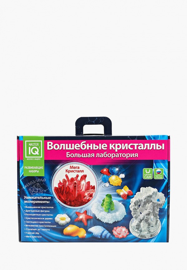 

Набор для опытов Master IQ, Синий, "Волшебные кристаллы. Большая лаборатория"