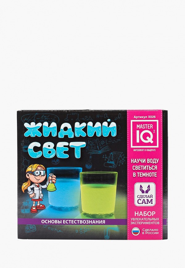 

Набор для опытов Master IQ, Разноцветный, Жидкий свет
