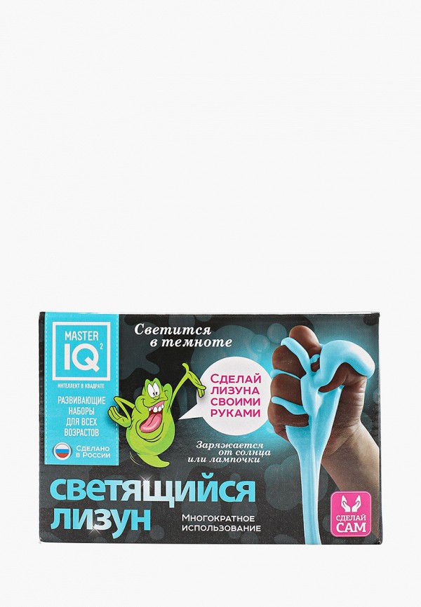 

Набор для опытов Master IQ, Черный, Лизун светящийся