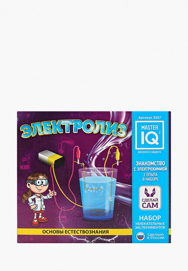 

Набор для опытов Master IQ, Разноцветный, Электролиз
