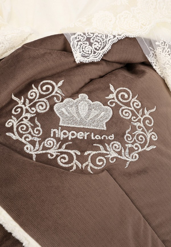 Конверт для новорожденного NPL Nipperland цвет коричневый  Фото 2