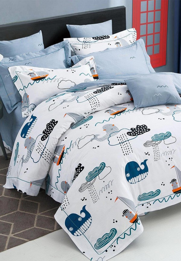 

Постельное белье детское Bellehome, Белый, Вокруг света
