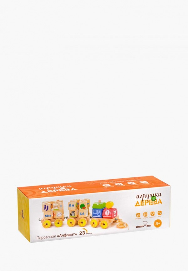 

Игрушка Игрушки из дерева, Разноцветный, Паровозик "Алфавит"