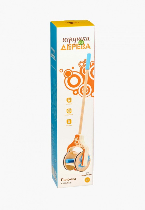 

Игрушка Игрушки из дерева, Разноцветный, Каталка "Палочки"