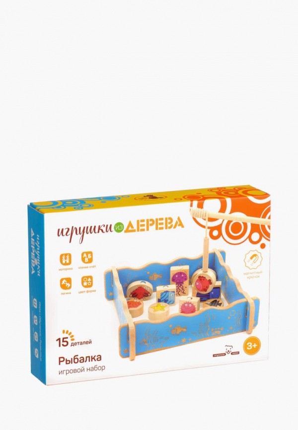 

Игрушка Игрушки из дерева, Разноцветный, Игровой набор "Рыбалка"