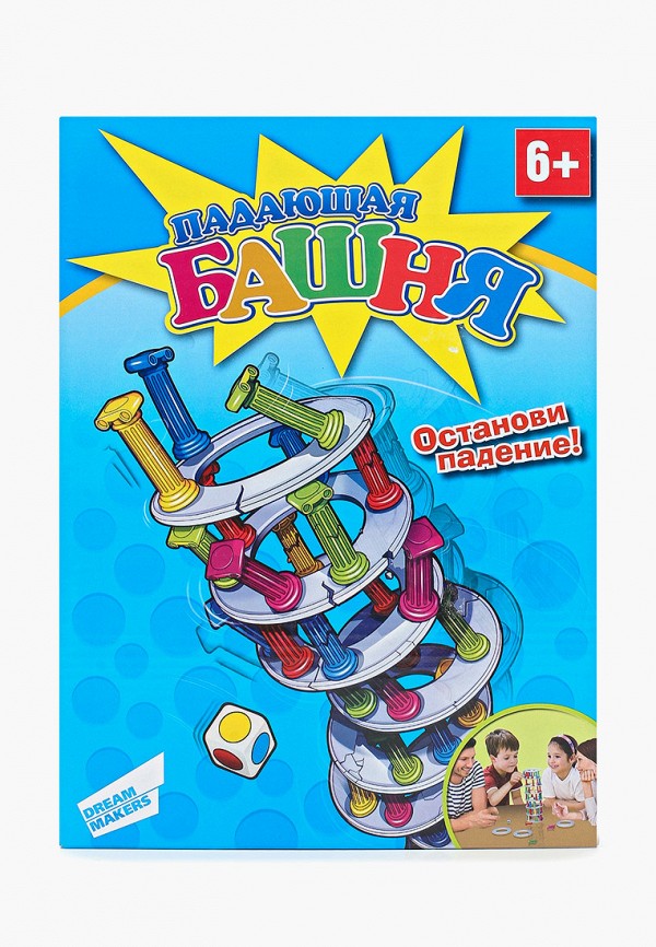 

Игра настольная Dream Makers, Разноцветный, "Падающая башня"