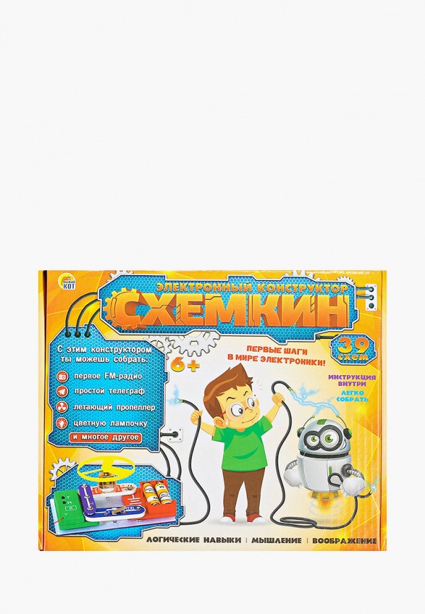 

Конструктор Рыжий Кот, Разноцветный, Конструктор электронный. Серия "Схемкин"