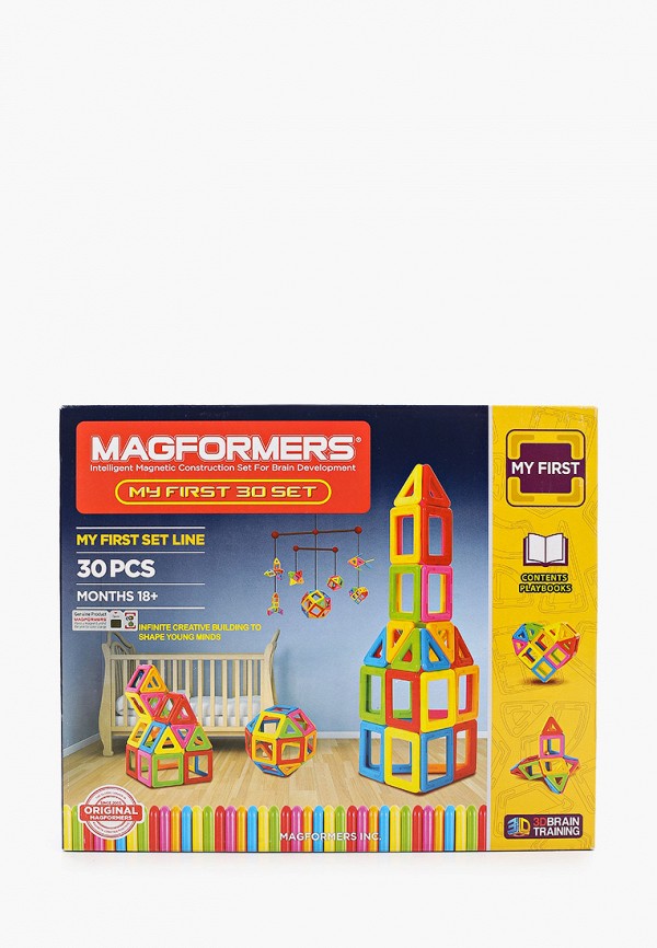 

Конструктор Magformers, Разноцветный, 702001 My First Magformers 30