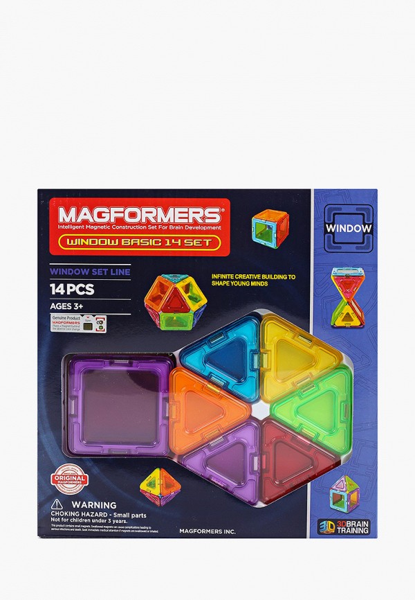 

Конструктор Magformers, Разноцветный, Window Basic 14 set