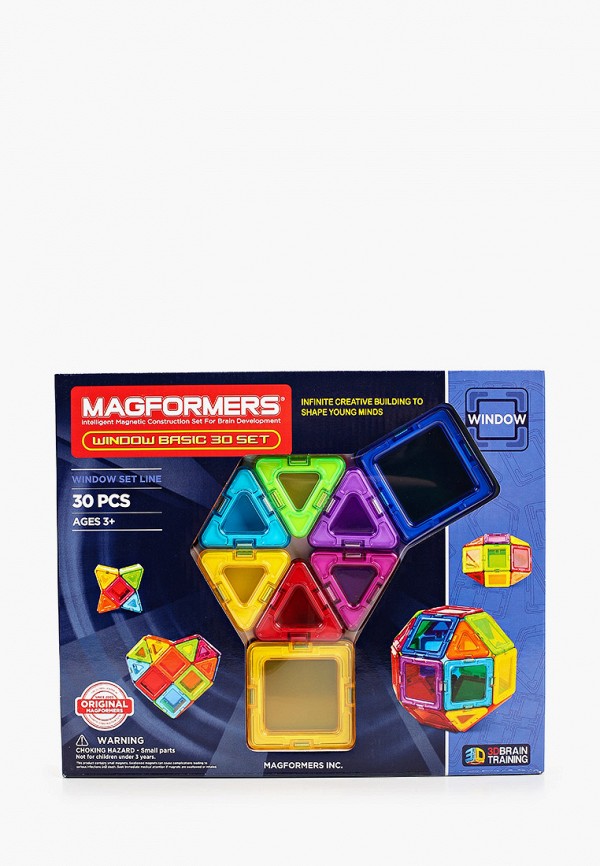 

Конструктор Magformers, Разноцветный, Window Basic 30 set