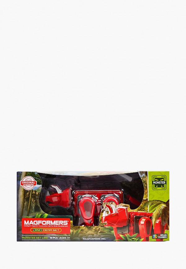 

Конструктор Magformers, Разноцветный, Dino Cera set
