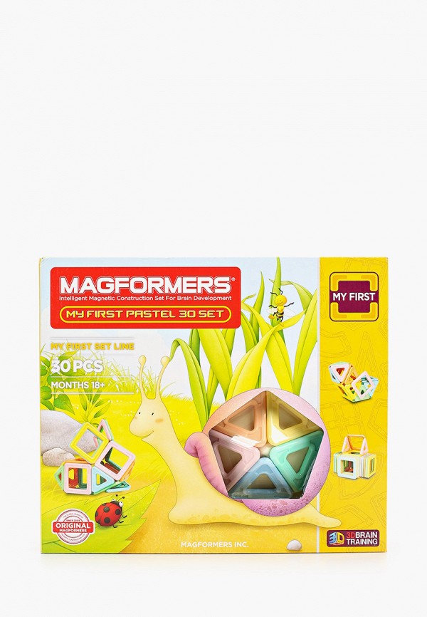 

Конструктор Magformers, Разноцветный, My First Pastel Set 30