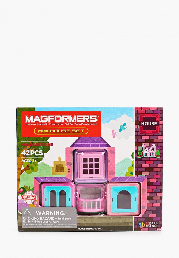

Конструктор Magformers, Разноцветный, Mini House Set 42