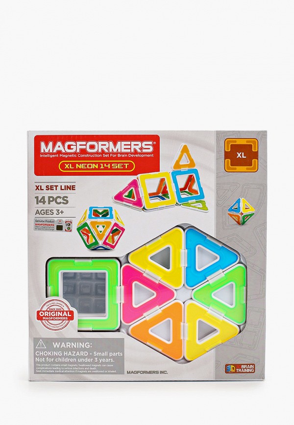 

Конструктор Magformers, Разноцветный, Neon 14 set