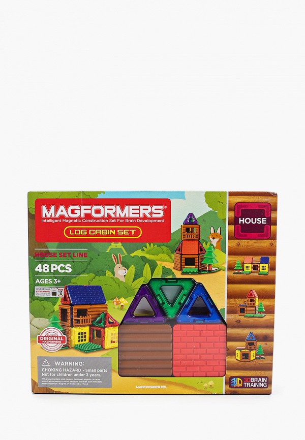 

Конструктор Magformers, Разноцветный, 705006 Log cabin set