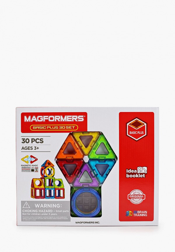 

Конструктор Magformers, Разноцветный, Basic Plus 30 set