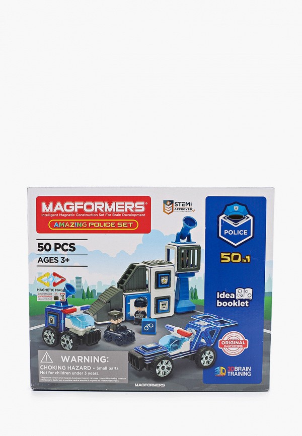 

Конструктор Magformers, Разноцветный, Amazing Police Set