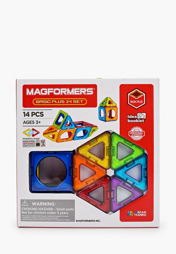 

Конструктор Magformers, Разноцветный, 715013 Basic Plus 14 set