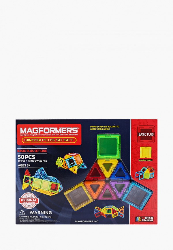 

Конструктор Magformers, Разноцветный, Window Plus 50 Set