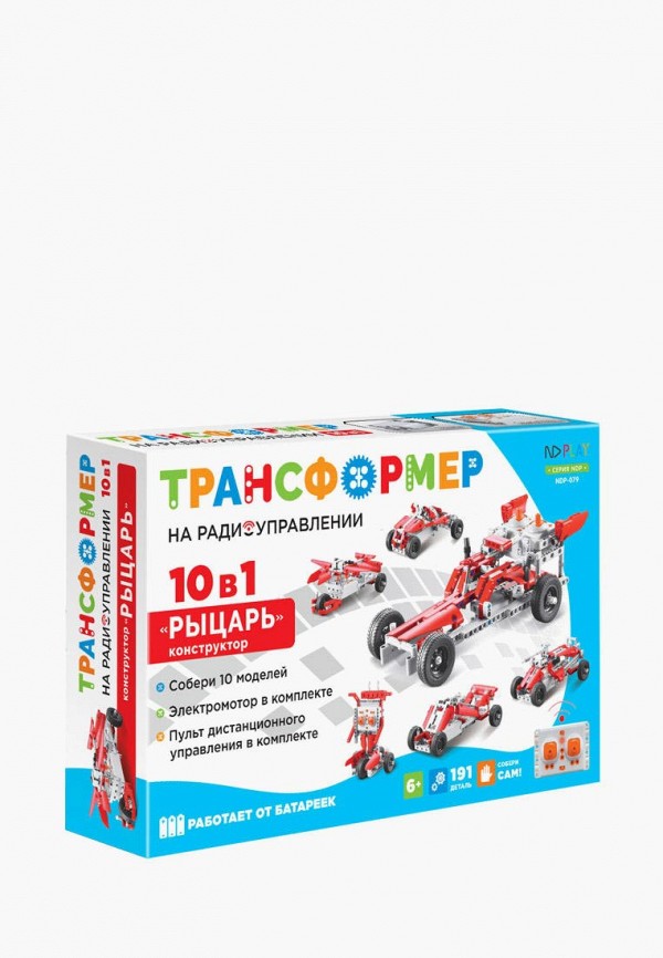 

Конструктор ND Play, Красный, радиоуправляемый "Рыцарь" 10 в 1